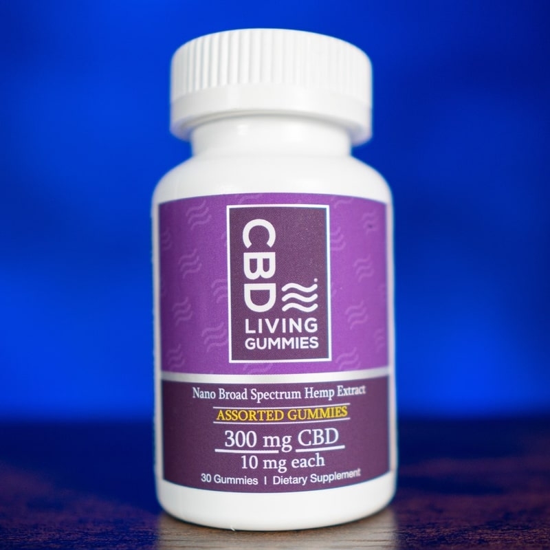 CBD Living Assorted Gummies (Calming) CBD 300mg 10 mg each