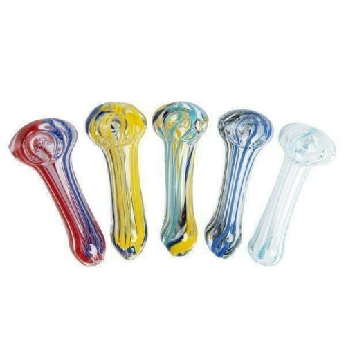 Glass Straight Pipes 3" ASSORTED COLORS