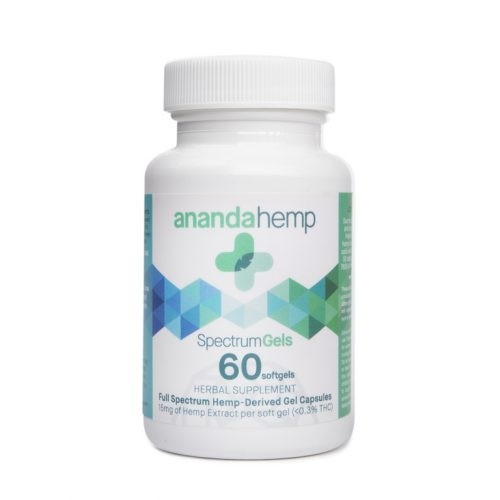 Anandahemp Spectrum Gel Caps CBD 15 mg (60)