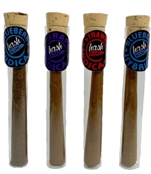 Hash Bullet Blueberry Hash Blunt Single Pre-Roll INDICA 500mg