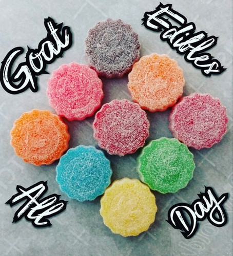 G.O.A.T. Edibles 200 mg Full Spectrum Gummies 50 mg each four pack 
