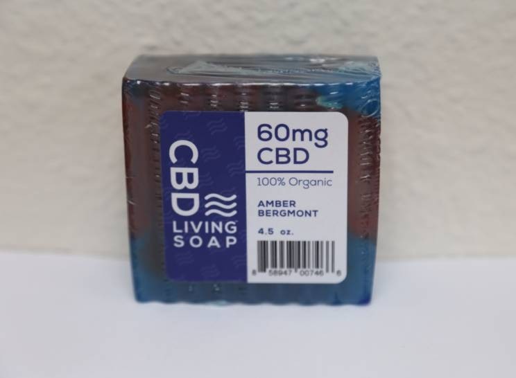 CBD Living Bath Soap 60mg CBD (Amber Bergmont)
