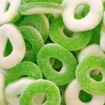 Dabzilla Edibles Apple Rings (Indica) 500mg THC (6 pieces / 83.3mg each)