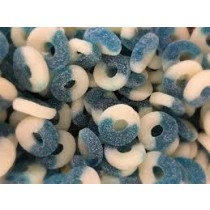 Dabzilla Edibles Blue Raspberry Rings (Indica) 500mg THC (7 Pieces / 71.4 MG each)