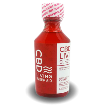 CBD Living Sleep-Aid (Cherry) 120mg CBD and 16mg Melatonin.