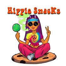 Hippie Snacks Sour Warhead Squares 500mg THC (21 pieces / 23.81mg each) 