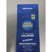 Canna Candys Lollipops Blueberry 300 mg THC