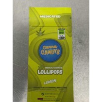 Canna Candys Lollipops Lemon 300 mg THC