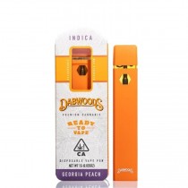 Dabwoods (Indica) Flavor Georgia Peach THC/A 1GRAM Disposable Vape Pen
