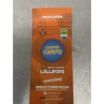 Canna Candys Lollipops Tangerine 300 mg THC