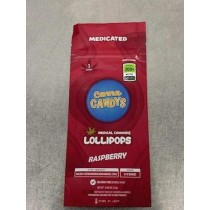 Canna Candys Lollipops Raspberry 300 mg THC