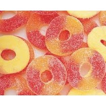 Dabzilla Edibles Peach Rings (Indica) 500mg THC (6 pieces / 83.3mg each)