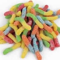 Dabzilla Edibles Sour Worms (Indica) 500mg THC (12 pieces / 41.7 MG each)