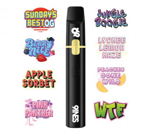 9INES (Hybrid) Snow Cap Live Resin 2g All-in-one Vape