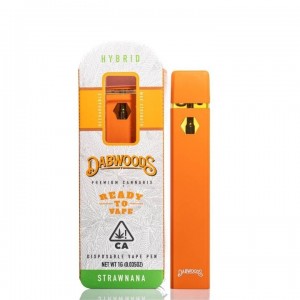 Dabwoods (Hybrid) Flavor Strawnana THC/A 1GRAM Disposable Vape Pen