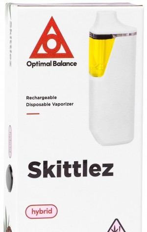 Optimal Balance (Hybrid) Flavor Skittlez 85.73% THC .34% CBD 2 GRAM 