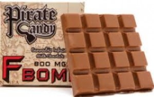 Pirate Candy 800 mg F Bomb Milk Chocolate Bar
