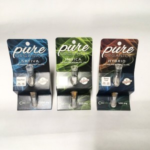 PURE ORGANICS (Sativa) Flavor Blue Dream 84.81% THC .88% CBD 500mg Cart