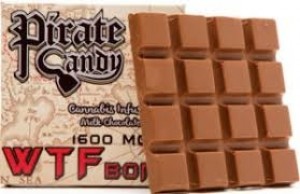 Pirate Candy 1600 mg WTF Bomb Milk Chocolate Bar